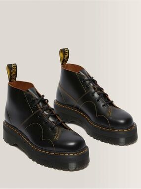 Dr. Martens CHURCH PLATFORM MONKEY BOOTS